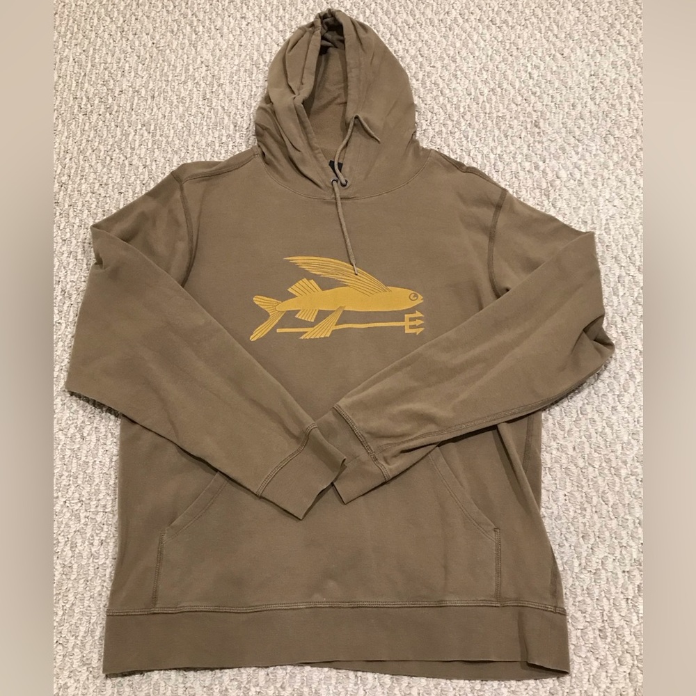 Patagonia Flying Fish Mens Hoodie (Brown)